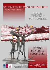 Salon d'Automne Saint_emilion. Du 1er au 16 octobre 2016 à SAint-Emilion. Gironde.  10H00